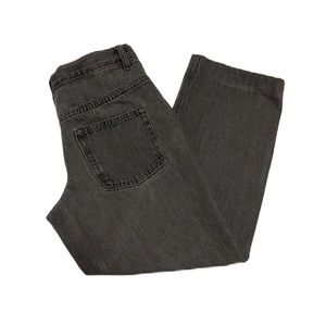 CAT & JACK, Relaxed Straight, Gray Jean Capris, Size 16